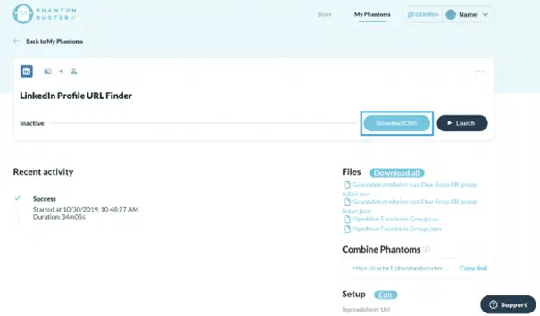 Download CSV