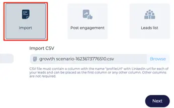 CSV extraction
