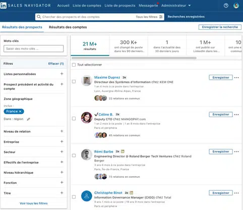 LinkedIn Sales Navigator