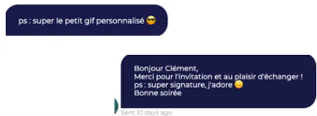 Réponses clients Leadin