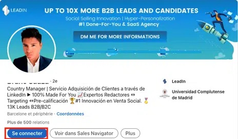 Se connecter à un membre du réseau professionnel LinkedIn